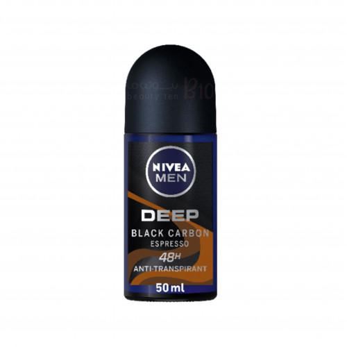 نيفيا مزيل رائحة العرق ديب بالكربون الأسود برائحة الإسبريسو 50مل نيفيا مزيل رائحة العرق ديب بالكربون الأسود برائحة الإسبريسو 50مل