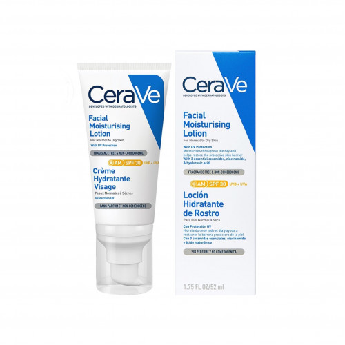 لوشن مرطب الوجه مع عامل حماية من الشمس +30 من سيرافي-52مل لوشن مرطب الوجه مع عامل حماية من الشمس +30 من سيرافي-52مل