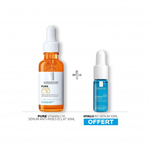 ثنائي الاشراق المضاد للاكسدة والتجاعيد فيتامين سي 30مل +هيالورونيك اسيد 10مل من لاروش بوزيه ثنائي الاشراق المضاد للاكسدة والتجاعيد فيتامين سي 30مل +هيالورونيك اسيد 10مل من لاروش بوزيه