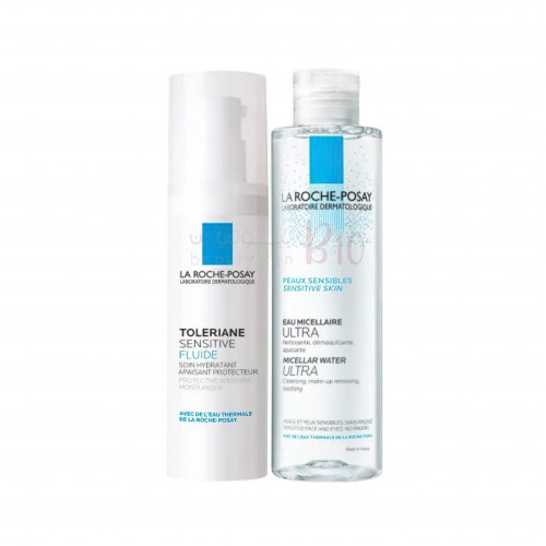 توليريان السائل الحساس + ماء ميسلار الترا من لاروش بوزيه توليريان السائل الحساس + ماء ميسلار الترا من لاروش بوزيه