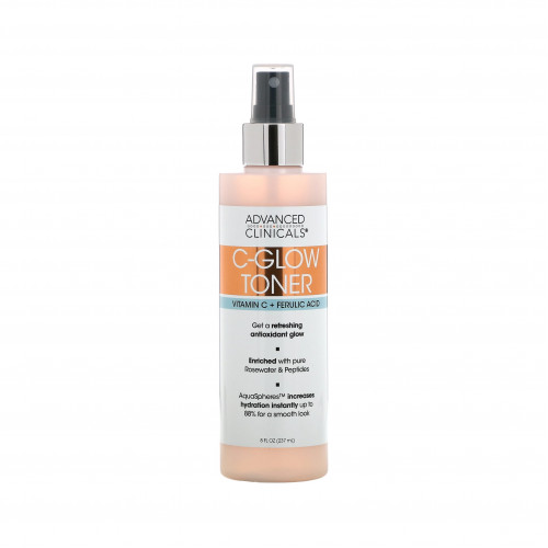 تونر سي-جلو فيتامين سي + حمض الفيروليك من ادفانس كلينيكلز 237مل تونر سي-جلو فيتامين سي + حمض الفيروليك من ادفانس كلينيكلز 237مل