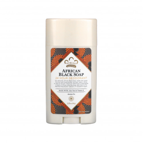 مزيل عرق بالصابون الاسود الافريقي  طبيعي 100% من نوبيان هيرتج مزيل عرق بالصابون الاسود الافريقي  طبيعي 100% من نوبيان هيرتج