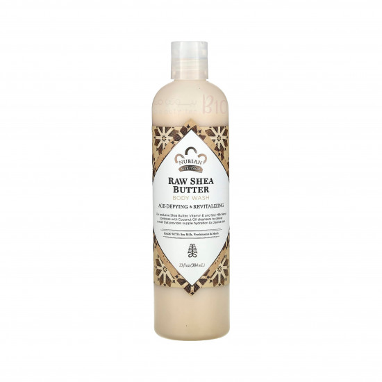 غسول للجسم بزبدة الشيا الخام من نوبيان هيرتج 384 مل