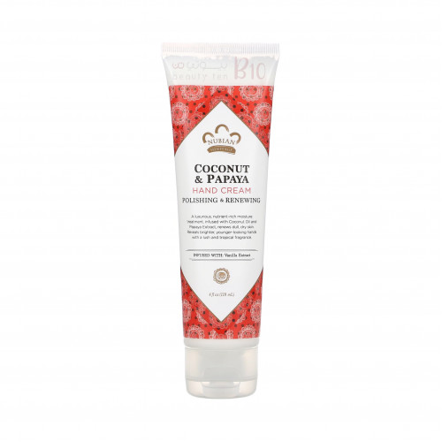 كريم اليد بجوز الهند والبابايا من نوبيان، (118 مل) كريم اليد بجوز الهند والبابايا من نوبيان، (118 مل)