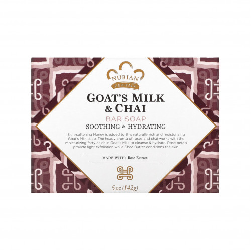 صابون حليب الماعز والشاي من نوبيان هيريتج - 142 غرام صابون حليب الماعز والشاي من نوبيان هيريتج - 142 غرام
