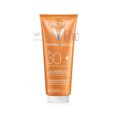 حليب فيشي كابيتال سوليل المرطب للحماية من أشعة الشمس SPF30 للوجه والجسم 300 مل