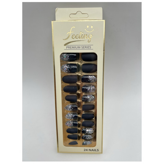 اظافر صناعية قليتر بلاصق ذاتي 24 ظفر