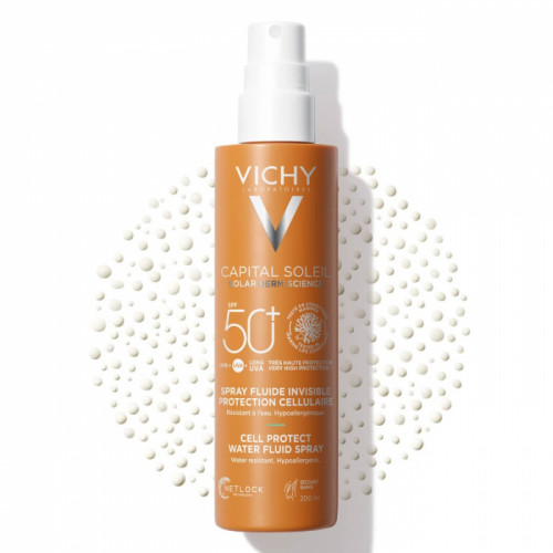 بخاخ سائل واقي شمس غير المرئي من فيشي - 200 مل بخاخ سائل واقي شمس غير المرئي من فيشي - 200 مل