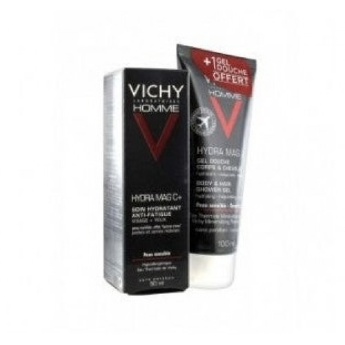 كريم هيدرا بفيتامين سي مضاد للتعب 50مل +جل استحمام هيدرا ماج للشعر والجسم 100مل مجانا من فيشي كريم هيدرا بفيتامين سي مضاد للتعب 50مل +جل استحمام هيدرا ماج للشعر والجسم 100مل مجانا من فيشي