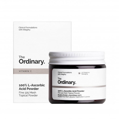 مسحوق حمض الأسكوربيك اوردنري 100٪ 20 جم مسحوق حمض الأسكوربيك اوردنري 100٪ 20 جم