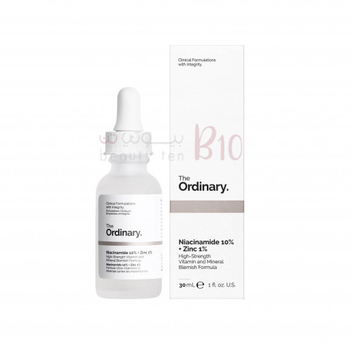 نياسيناميد 10% + زنك 1% من ذا اورديناري - 30مل نياسيناميد 10% + زنك 1% من ذا اورديناري - 30مل