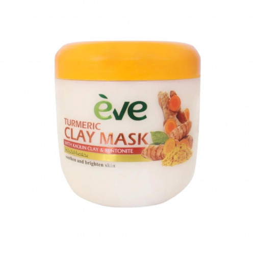 قناع الوجه بمستخلصات الكركم مع طين الكاولين من ايف 500 مل قناع الوجه بمستخلصات الكركم مع طين الكاولين من ايف 500 مل
