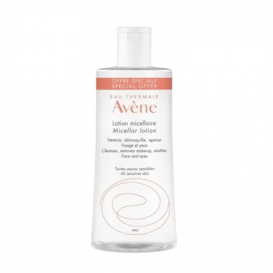 مزيل مكياج لوشن ماء الميسلار للبشرة الحساسه من افين - 500 مل مزيل مكياج لوشن ماء الميسلار للبشرة الحساسه من افين - 500 مل