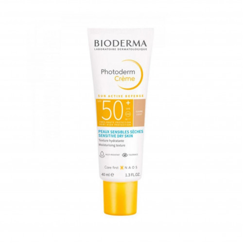 بيوديرما فوتوديرم كريم SPF50+ فاتح- كلير 40 مل بيوديرما فوتوديرم كريم SPF50+ فاتح- كلير 40 مل