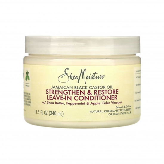 شيا مويستر بلسم بدون شطف لتقوية وترميم الشعر بزيت الخروع الأسود الجامايكي 340مل شيا مويستر بلسم بدون شطف لتقوية وترميم الشعر بزيت الخروع الأسود الجامايكي 340مل