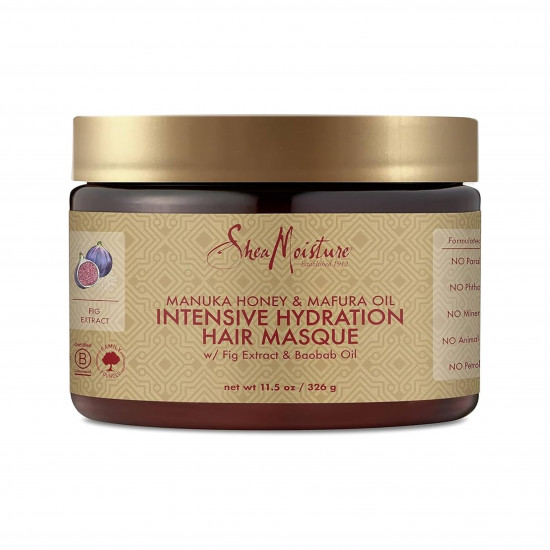 قناع الترطيب المكثف للشعر الجاف والتالف بزيت المافورا وعسل المانوكا من شيا مويستر 326جم قناع الترطيب المكثف للشعر الجاف والتالف بزيت المافورا وعسل المانوكا من شيا مويستر 326جم