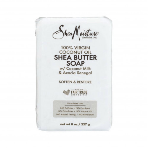 صابون زبدة الشيا وزيت جوز الهند البكر 100% من شيا مويستر 227ج