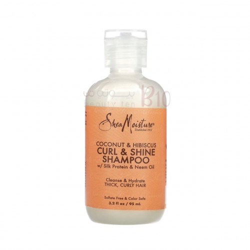 شامبو كيرل اند شاين للشعر الكثيف والمجعد بجوز الهند والكركديه من شيا مويستر 95مل