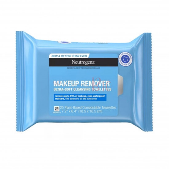 مناديل الوجه للتنظيف وازالة المكياج من نيتروجينا مناديل الوجه للتنظيف وازالة المكياج من نيتروجينا