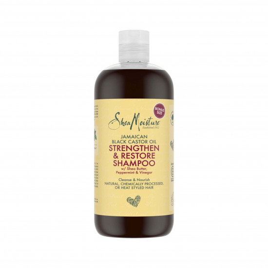 شامبو لتقوية الشعر وتجديده بزيت الخروع الاسود من شيا مويستر - 506مل شامبو لتقوية الشعر وتجديده بزيت الخروع الاسود من شيا مويستر - 506مل