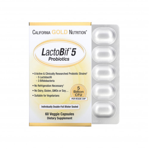 لاكتوبيف 5 بروبيوتيك 5 مليار وحدة 60 كبسولة نباتية