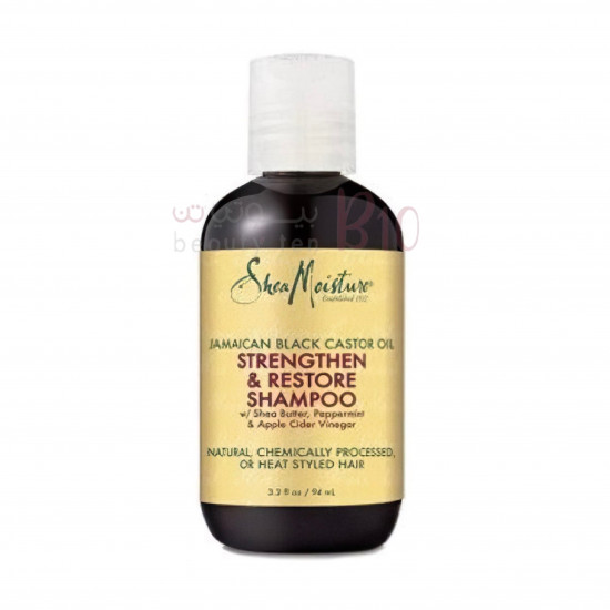 شامبو لتقوية الشعر وتجديده بزيت الخروع الاسود من شيا مويستر - 95 مل شامبو لتقوية الشعر وتجديده بزيت الخروع الاسود من شيا مويستر - 95 مل