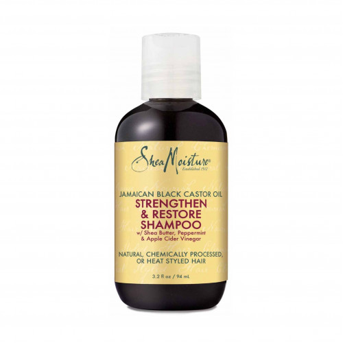 شامبو لتقوية الشعر وتجديده بزيت الخروع الاسود من شيا مويستر - 95 مل