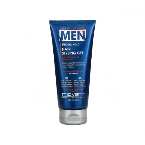 جل تصفيف الشعر للرجال مع الجينسنغ والأوكالبتوس  من جيوفاني 201 مل جل تصفيف الشعر للرجال مع الجينسنغ والأوكالبتوس  من جيوفاني 201 مل