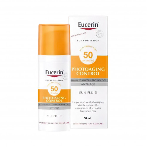 يوسرين واقي شمس سائل بعامل حماية 50 ضد التشيخ الضوئي 50مل يوسرين واقي شمس سائل بعامل حماية 50 ضد التشيخ الضوئي 50مل