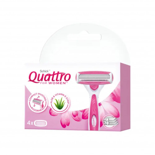 إنتويشن شفرة حلاقة كواترو 4 قطع إنتويشن شفرة حلاقة كواترو 4 قطع