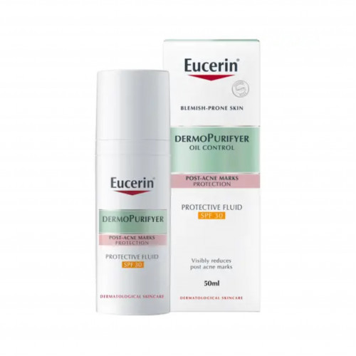 سائل مرطب ومزيل للمعة مع حماية من الشمس للبشرة المعرضة لحب الشباب من يوسرين 50مل سائل مرطب ومزيل للمعة مع حماية من الشمس للبشرة المعرضة لحب الشباب من يوسرين 50مل