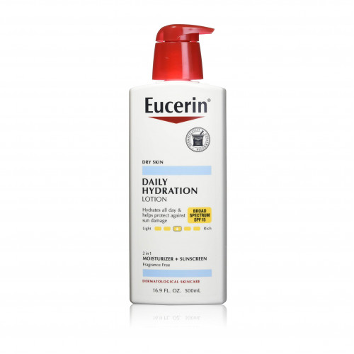 كريم الترطيب اليومي بعامل حماية من الشمس 15 خالٍ من العطور من يوسرين - 500 مل