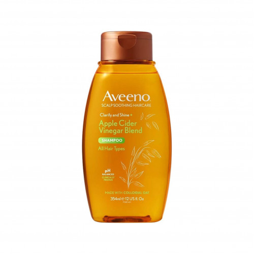 شامبو مزيج خل التفاح المهدئ لفروة الرأس من افينو 354 مل