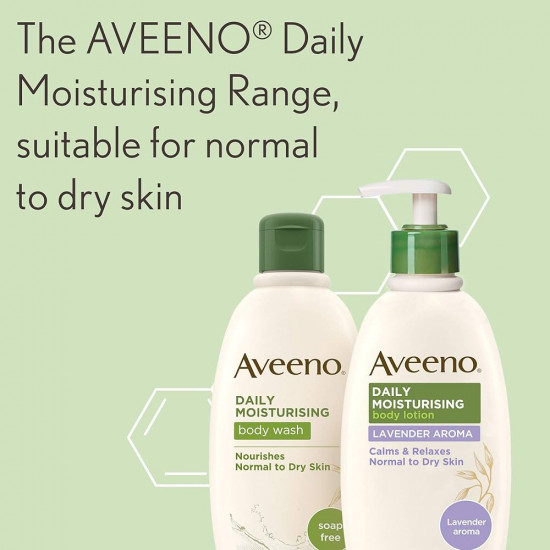 أفيينو لوشن مرطب يومي للجسم برائحة اللافندر 300 مل أفيينو لوشن مرطب يومي للجسم برائحة اللافندر 300 مل