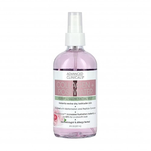 رذاذ الوجه بالكولاجين وماء الورد من ادفانس كلينيكلز 237مل
