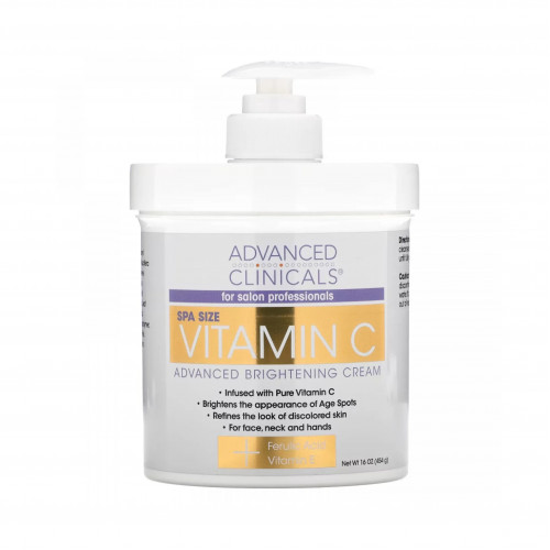 فيتامين c كريم تفتيح متقدم من ادفانس كلينيكلز 454ج فيتامين c كريم تفتيح متقدم من ادفانس كلينيكلز 454ج