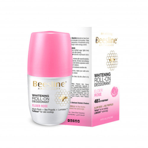 مزيل الرائحة رول اون لتفتيح البشرة من بيزلاين _ عطر الورد مزيل الرائحة رول اون لتفتيح البشرة من بيزلاين _ عطر الورد