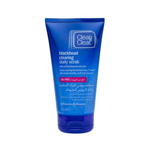 كلين اند كلير منظف يومي لفرك البشرة وإزالة الروؤس السوداء - 150مل