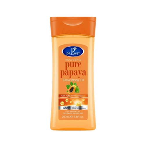 دكتور ديفي جل زيتي لتفتيح وتبييض الجسم وترطيب 48 ساعة بخلاصة البابايا - 200 مل دكتور ديفي جل زيتي لتفتيح وتبييض الجسم وترطيب 48 ساعة بخلاصة البابايا - 200 مل