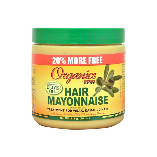 افريكاس بيست ماسك مايونيز عضوي للشعر التالف - 511 مل افريكاس بيست ماسك مايونيز عضوي للشعر التالف - 511 مل