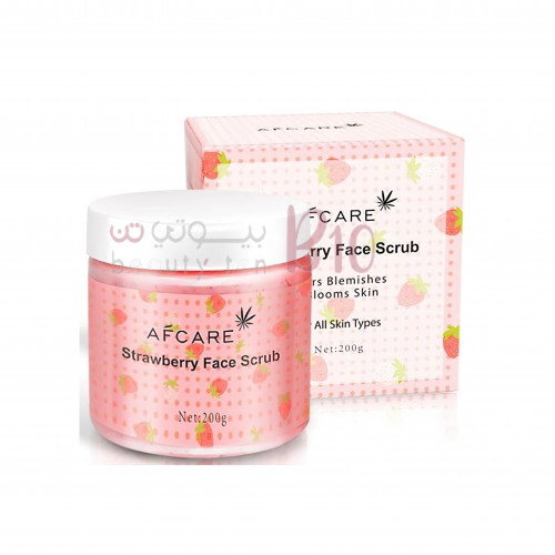 مقشر الوجه بالفراولة من اف كير 200ج مقشر الوجه بالفراولة من اف كير 200ج