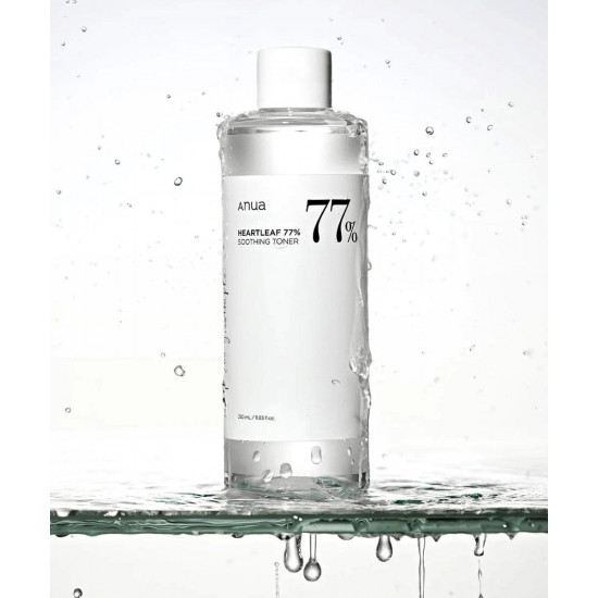 تونر الهارت ليف 77% لتهدئة البشرة من انوا - 250مل تونر الهارت ليف 77% لتهدئة البشرة من انوا - 250مل