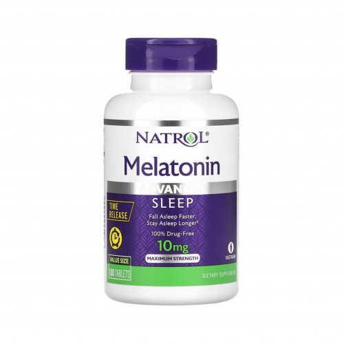 ميلاتونين سليب إصدار زمني، 10 ملغ، 100 قرص ميلاتونين سليب إصدار زمني، 10 ملغ، 100 قرص