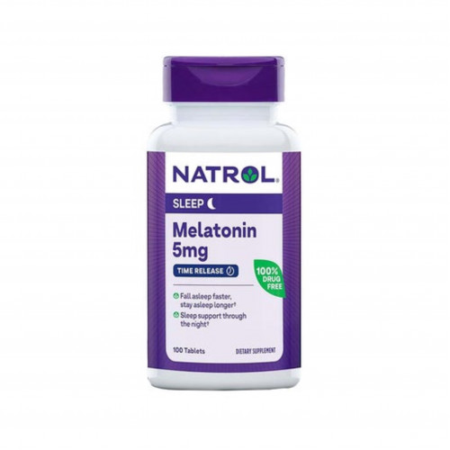 حبوب ميلاتونين من ناترول5 غرام 100قرص حبوب ميلاتونين من ناترول5 غرام 100قرص