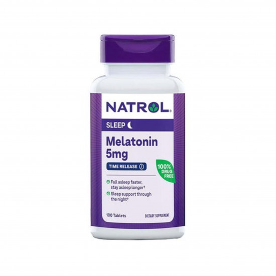 حبوب ميلاتونين من ناترول5 غرام 100قرص حبوب ميلاتونين من ناترول5 غرام 100قرص