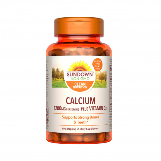 كبسولات كالسيوم وفيتامين د3 من صن داون 170 كبسولة كبسولات كالسيوم وفيتامين د3 من صن داون 170 كبسولة