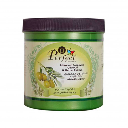 الصابون المغربي الطبيعي بخلاصة زيت الزيتون والاعشاب من بيرفيكت كوسميتيكس 1000جرام الصابون المغربي الطبيعي بخلاصة زيت الزيتون والاعشاب من بيرفيكت كوسميتيكس 1000جرام
