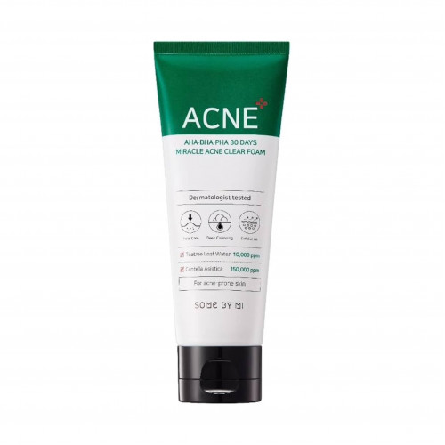 منظف الوجه الرغوي لحب الشباب المعجزة 30 يوما من سوم باي مي - 100مل