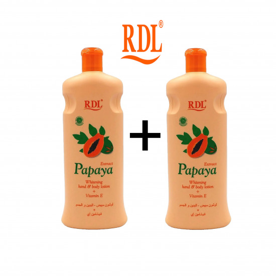 لوشن لتبييض الجسم بخلاصة البابايا 1+1 مجانًا-200مل لوشن لتبييض الجسم بخلاصة البابايا 1+1 مجانًا-200مل