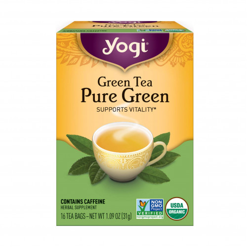 شاي اخضر عضوي من يوجي 16 كيس